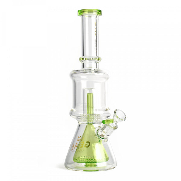 dual chamber lime green bong with perc in toronto