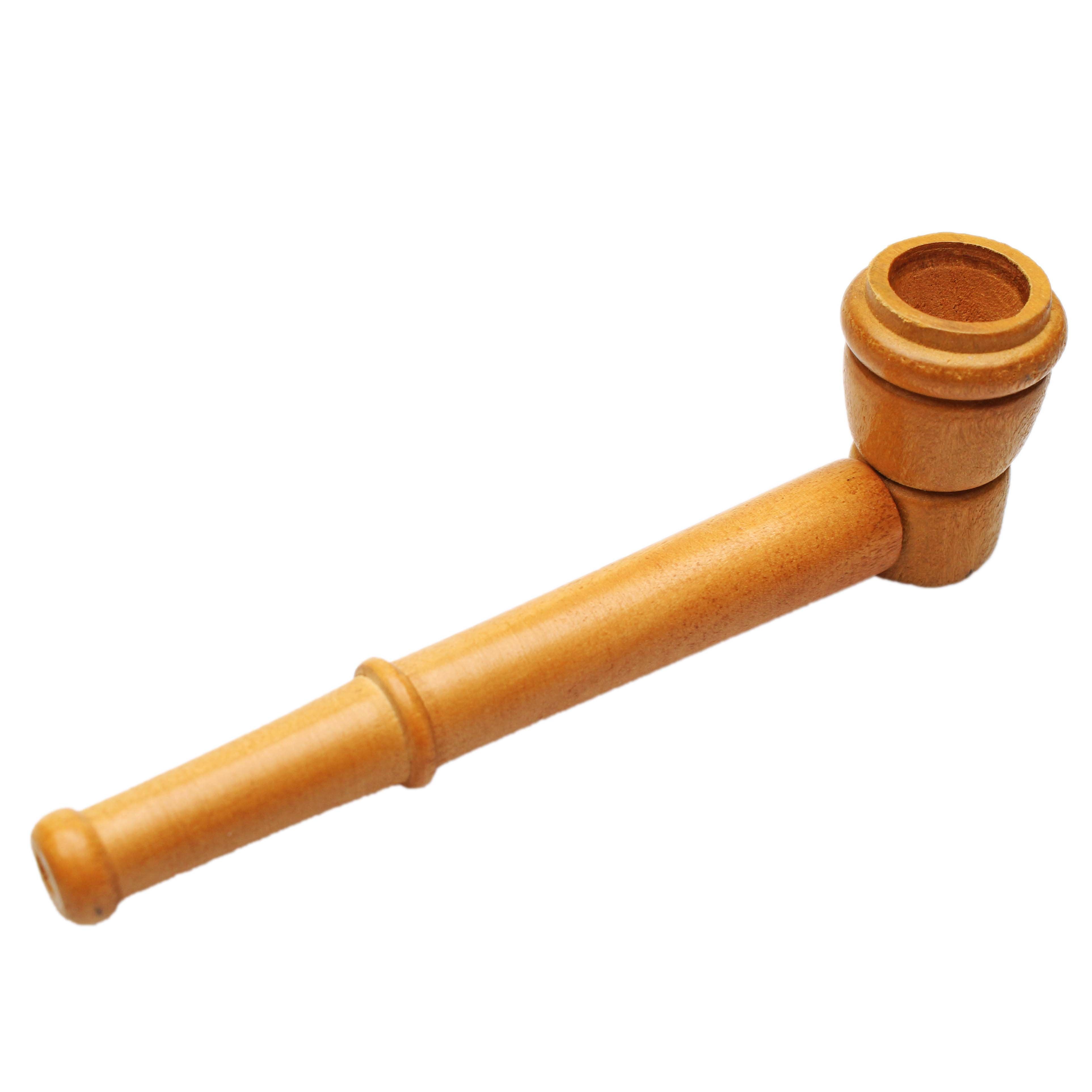 Wooden Pipe Genuine Pipe Co Light Teak - Medium
