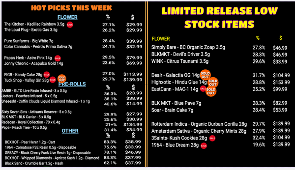 Exclusive Products Only Available At Budders - WEEKLY NEW DROPS