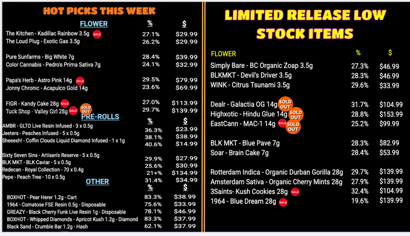 Exclusive Products Only Available At Budders - WEEKLY NEW DROPS