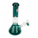 teal beaker bong with perc in halton