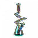 11" Metallic Terminator Finish 3-Arm Zag Beaker Base