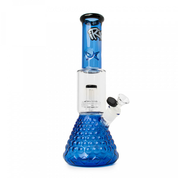 black and blue dual chamber bong with perc toronto
