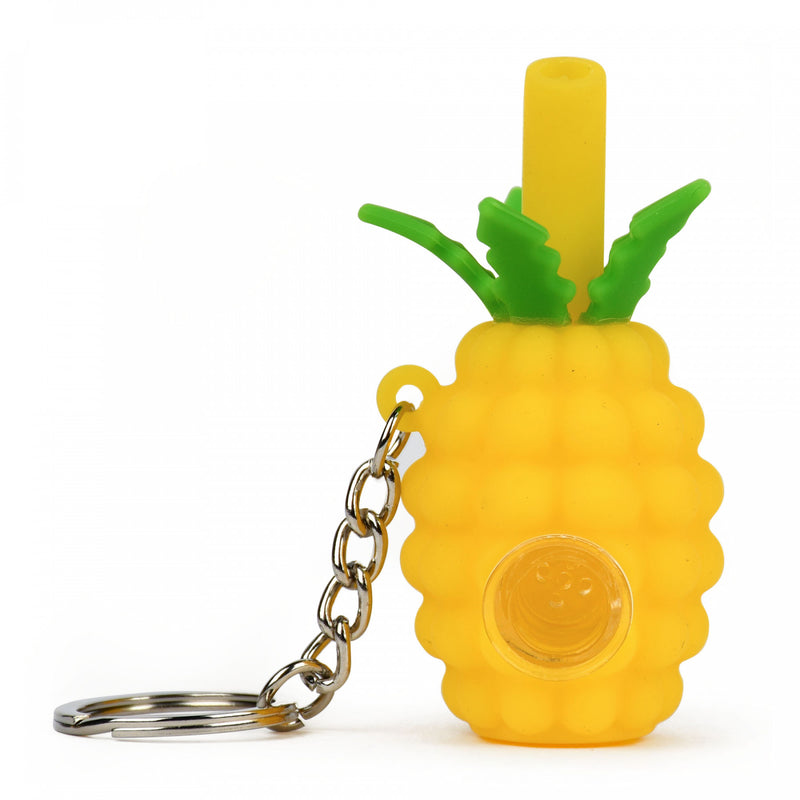 cute silicone pineapple key chain pipe in hamilton