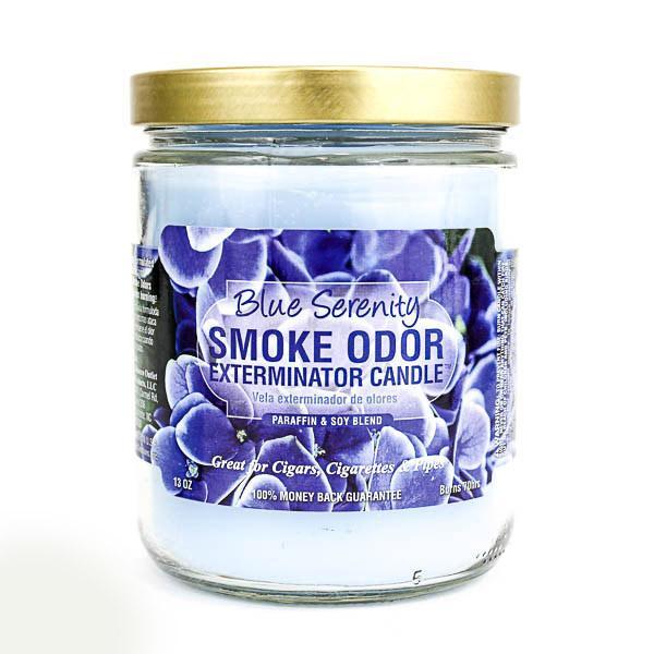 Smoke Odor Candle 13oz Blue Serenity