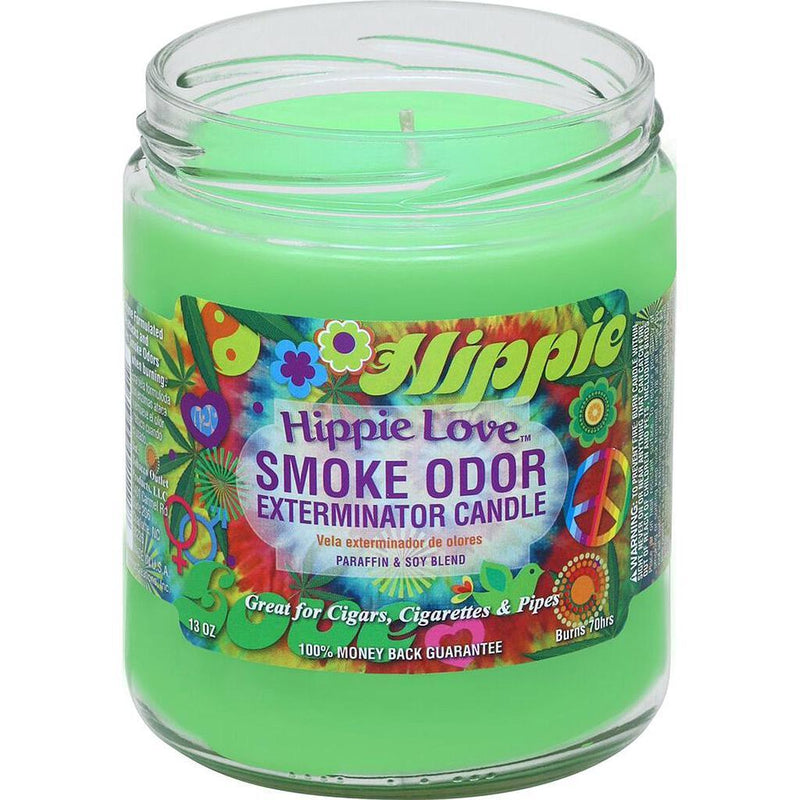 Smoke Odor Candle 13oz Hippie Love