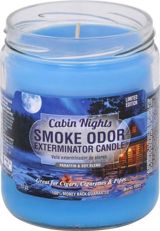 Smoke Odor Candle 13oz Cabin Nights