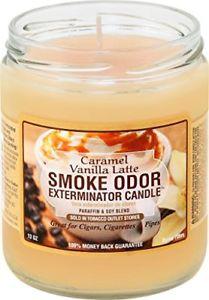 Smoke Odor Candle Limited Edition 13oz Caramel Vanilla Latte