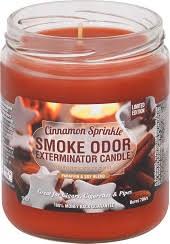Smoke Odor Candle Limited Edition 13oz Cinnamon Sprinkle
