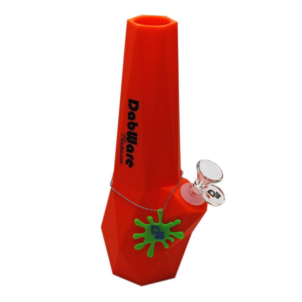 Silicone Bong Dabware Platinum 10" Diamond Shapes