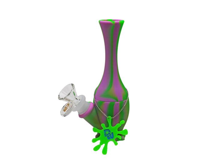 Silicone Bubbler Dabware Platinum 6" Mini Bong