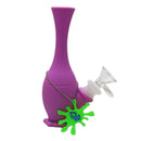 Silicone Bubbler Dabware Platinum 6" Mini Bong