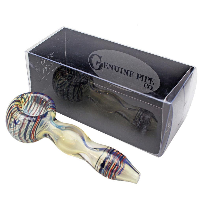 RTL - Glass Pipe Genuine Pipe Co 3" Double Blown Fumed