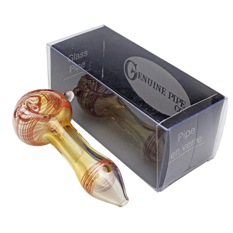 RTL - Glass Pipe Genuine Pipe Co 3" Classic Fumed