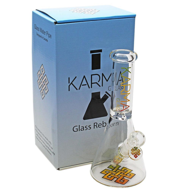 Glass Bong Good Karma 9" Skinny Beaker