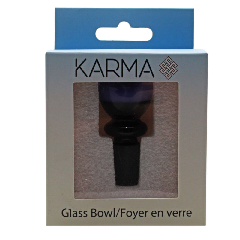 Glass Bowl Karma 14mm Black and Shade