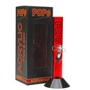 Acrylic Bong Pops 10" Skinny Straight