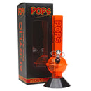 Acrylic Bong Pops 10" Skinny Bubble Base