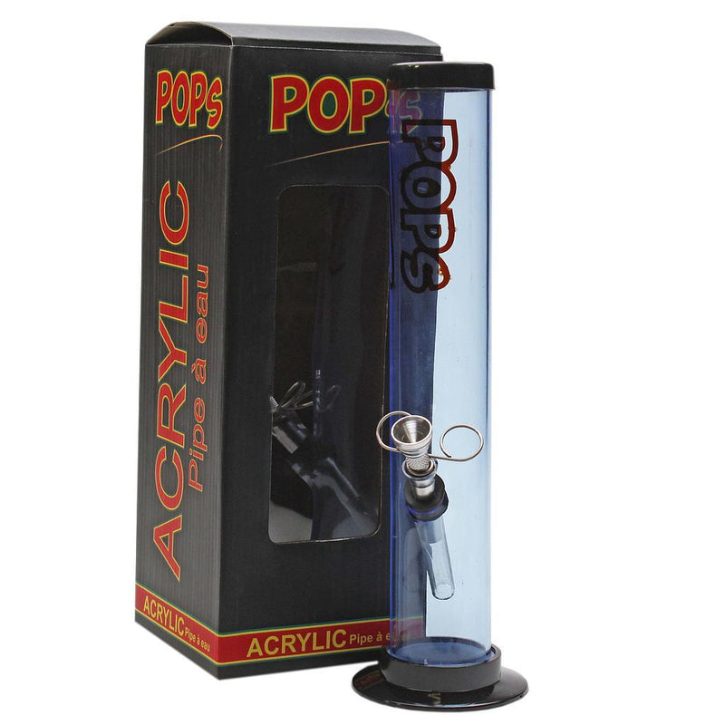 Acrylic Bong Pops 12" Straight