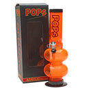Acrylic Bong Pops 12" Ice Catcher Double Bubble Base