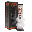 Acrylic Bong Pops 12" Ice Catcher Double Bubble Base