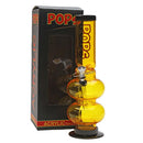 Acrylic Bong Pops 12" Ice Catcher Double Bubble Base