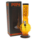 Acrylic Bong Pops 12" Ice Catcher Bubble Base