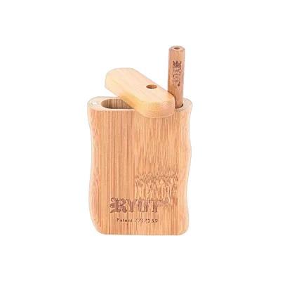 Bamboo Wood Ryot Small Wooden Taster Box with **Matching Bat**