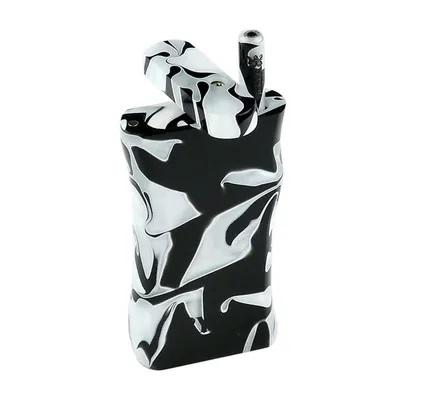 Ryot Large Acrylic Taster Box with **Matching Bat** - BLACK & WHITE