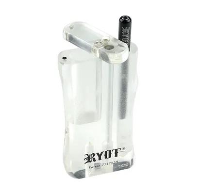 Ryot Large Acrylic Taster Box with **Matching Bat** - CLEAR