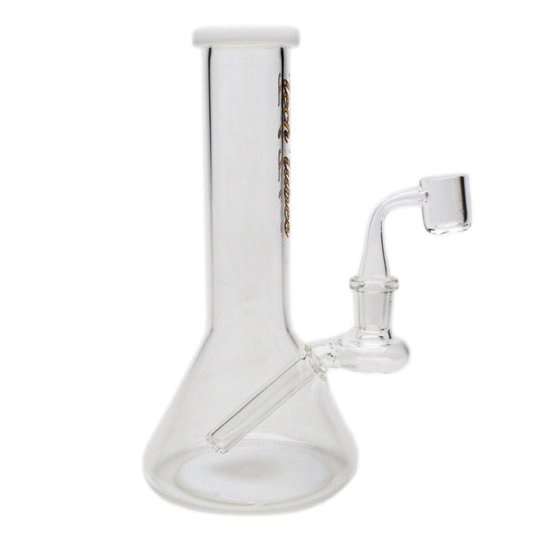 Glass Concentrate Rig Tech Tubes 8" Fixed Stem Mini Beaker