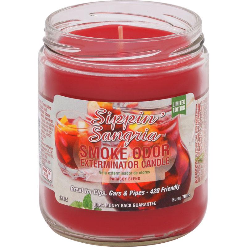 Smoke Odor Candle 13oz Limited Edition Sippin Sangria