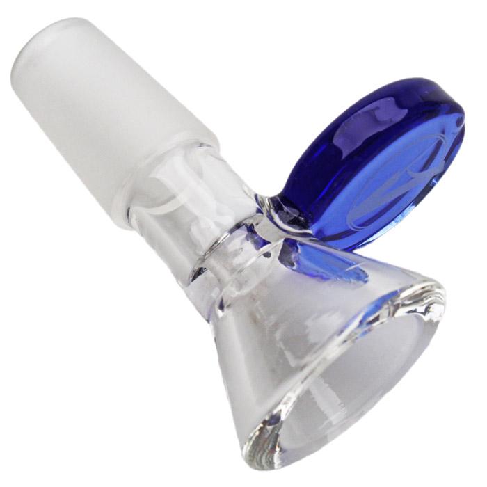 Glass Bowl Apex 14mm Round Colour Pull Cone