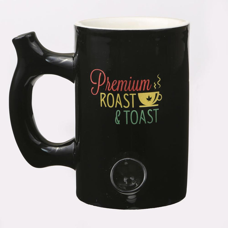 Ceramic Roast And Toast Mug Pipe Large