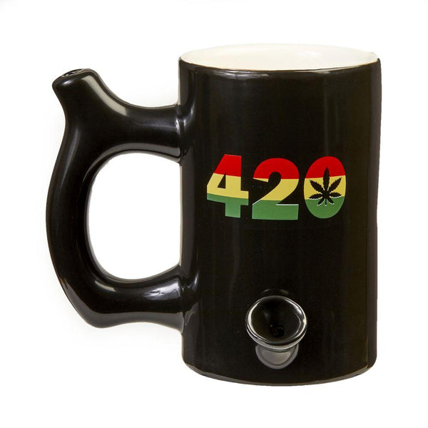 Ceramic 420 Mug Pipe Large