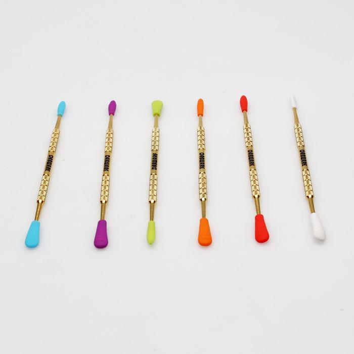 DabWare Long 6.5" Gold Dabber with Silicone Tips