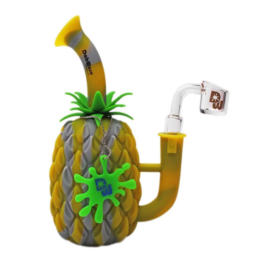Silicone Rig Dabware Platinum Pineapple Rig