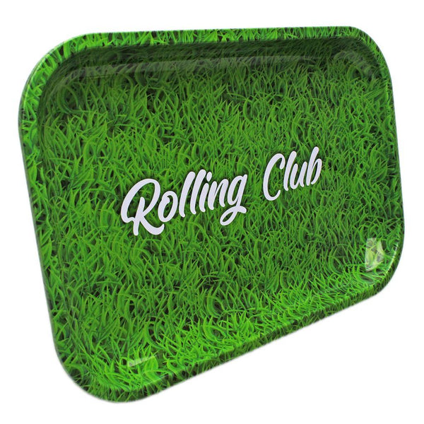 Rolling Club Metal Rolling Tray - Medium - Grass