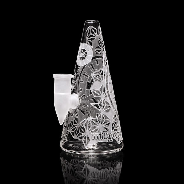 Glass Bong - Milkyway 6" Hypnotic Pyramid Rig/Bubbler