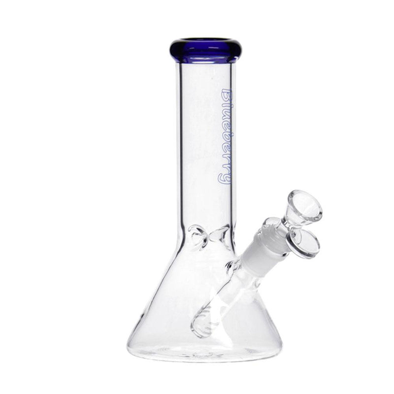 Glass Bong - Blueberry - 8" Beaker Bong