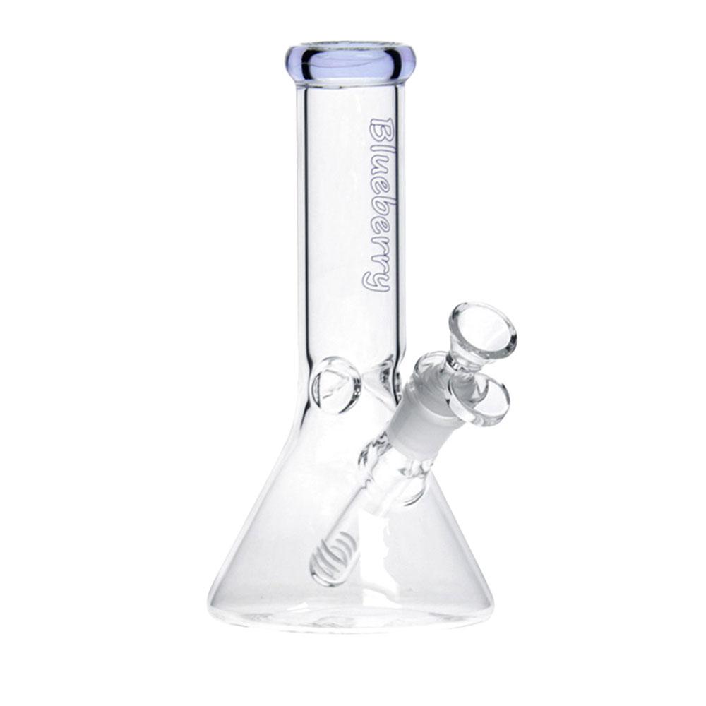 Glass Bong - Blueberry - 8" Beaker Bong