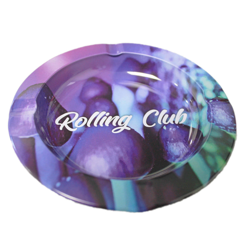 Rolling Club Metal Ashtray - Small - Magical Mushrooms