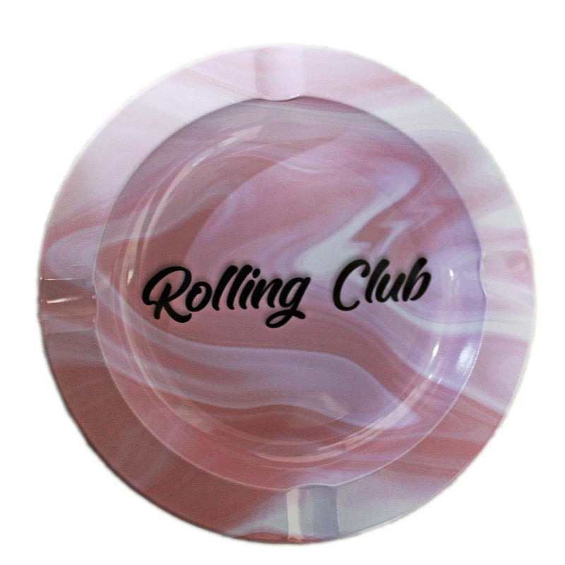 Rolling Club Metal Ashtray - Small - Pink