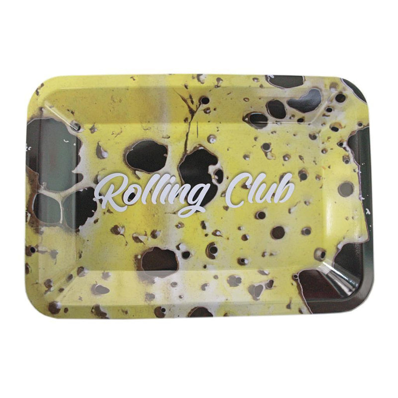 Rolling Club Metal Rolling Tray - Small - Shatter