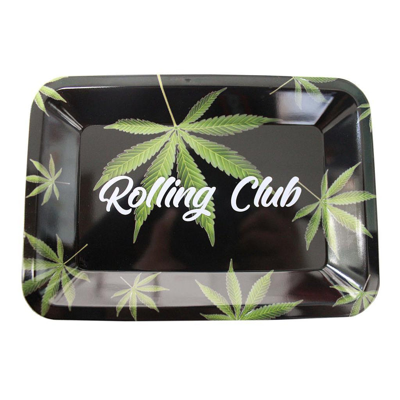 Rolling Club Metal Rolling Tray - Small - Leaves