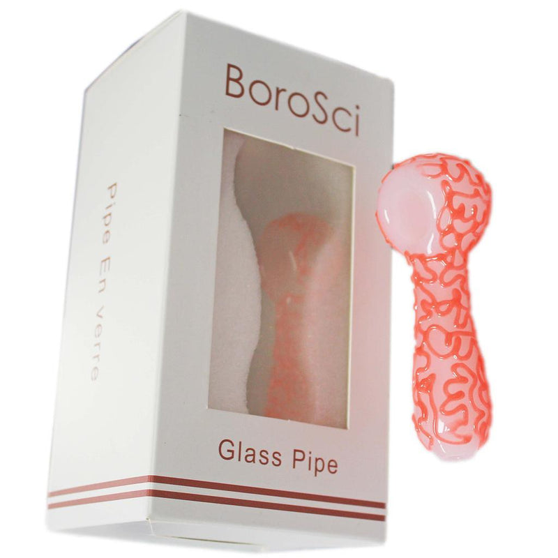 Glass Pipe BoroSci 4" Squiggly