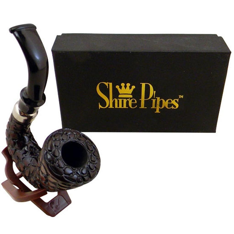 Wood Pipe Shire Pipes Carved Hungarian Calabash Wood Pipe - 5"