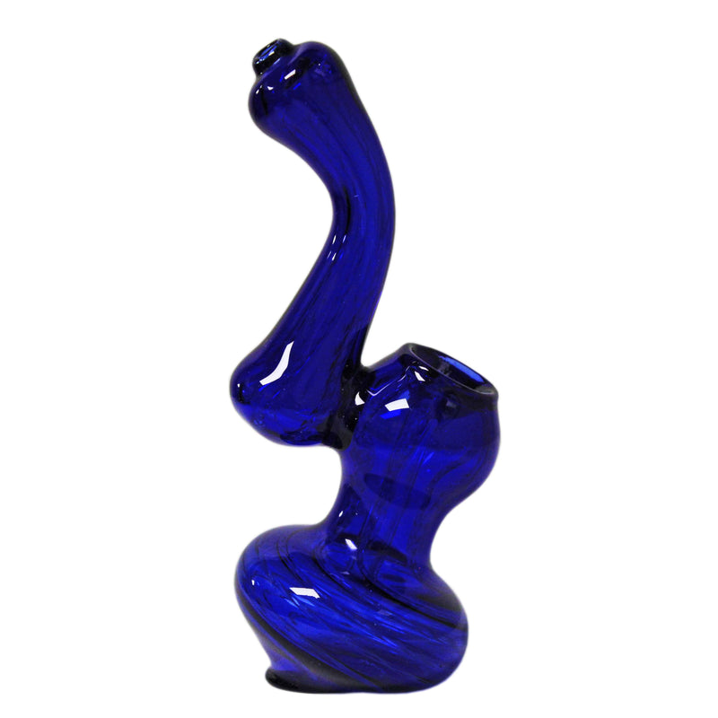 Glass Bubbler Genuine Pipe Co 5" Stand Up Blue
