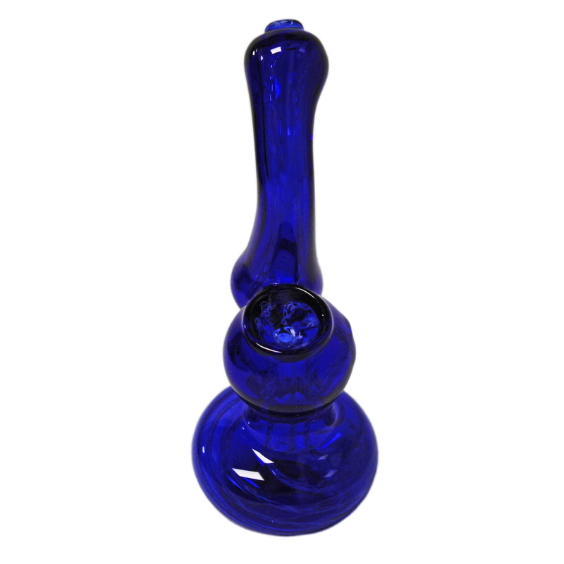 Glass Bubbler Genuine Pipe Co 5" Stand Up Blue