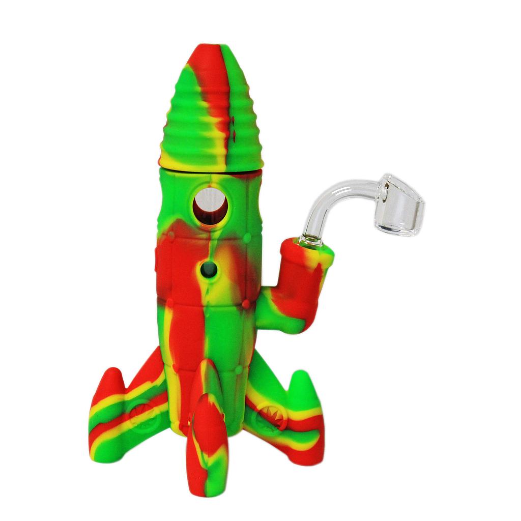 Silicone Dab Rig Dabware Platinum Rocket 7"